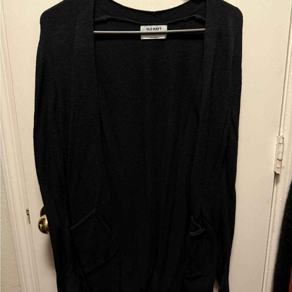 Old Navy Women's Black Cardigan Sweater